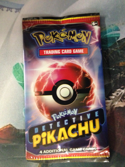 Pokemon "Detective Pikachu" 4-Card Sealed Booster Pack X1 - Image 1