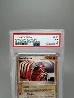 Groudon EX Holo 2006 Pokemon Black Star Promos Card #38 PSA 5 - Image 2