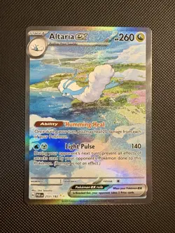 Pokemon TCG Altaria EX Paradox Rift Holo Card Special Illustration Rare 253/182 - Image 1