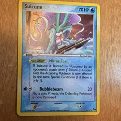 Pokemon Suicune POP Series 2 Holo Rare English Card 70 HP 004/017 2006 - Image 1