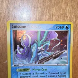 Pokemon Suicune POP Series 2 Holo Rare English Card 70 HP 004/017 2006 - Image 2