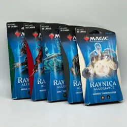 Mtg Ravnica Allegiance Theme Booster Set of 5 Sealed Magic Gathering English - Image 1