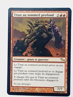 Titan au sommeil profond Deep-Slumber Titan Shadowmoor MTG Magic VF - Image 1