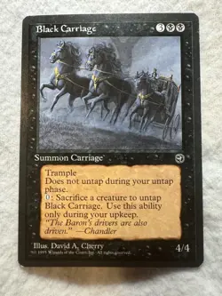 MTG - Black Carriage - Homelands - LP - Free Shipping! - Image 1