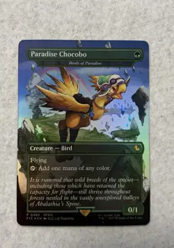 Paradise Chocobo - Birds of Paradise (Borderless) Commander: Final Fantasy Foil - Image 1