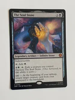 The Soul Stone Normal (Non-Foil) NM- Marvel's Spider-Man Magic te Gathering MTG - Image 1