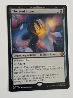 The Soul Stone Normal (Non-Foil) NM- Marvel's Spider-Man Magic te Gathering MTG - Image 2
