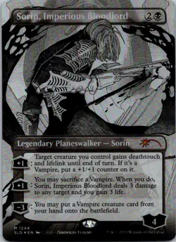 Sorin, Imperious Bloodlord (Borderless) Secret Lair Drop Series NM Foil - Image 1