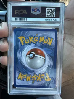Pokemon 2012 Black & White Dragon Exalted Card 123 Full Art/Rayquaza EX PSA 6 - Image 2