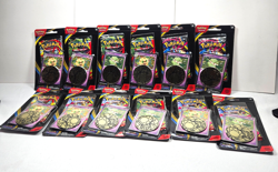 2025 Pokemon Mega Evolution Phantasmal Flames Booster Pack & Coin New Lot of 12 - Image 1