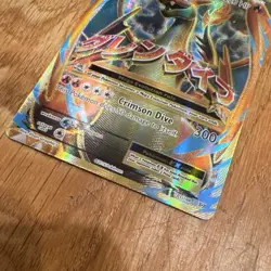 Pokemon M Charizard EX 13/108 Evolutions Mega Full Art Ultra Rare Holo - Image 2