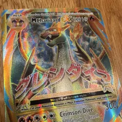 Pokemon M Charizard EX 13/108 Evolutions Mega Full Art Ultra Rare Holo - Image 3