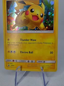 Pikachu SM76 Holobleed Error Print SM Promo Holo Pokemon TCG - Image 3