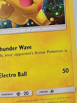 Pikachu SM76 Holobleed Error Print SM Promo Holo Pokemon TCG - Image 5