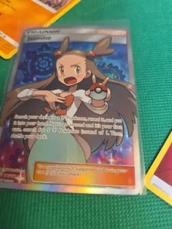 Pokemon Jasmine Team Up 177/181 Full Art Trainer Ultra Rare Holo - Image 4