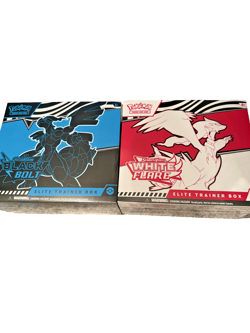 Pokemon Black Bolt and White Flare Elite Trainer Box ETB Set of 2 - Image 1