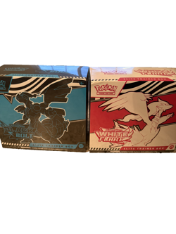 Pokemon Black Bolt and White Flare Elite Trainer Box ETB Set of 2 - Image 2