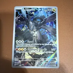 Pokemon N's Zekrom 031/MEP Full Art Holo Basic Dragon HP 130 Shred Thunder - Image 1