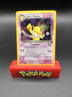 2000 Pokemon TCG Team Rocket Dark Hypno Holo NM English 9/82 Swirl-c - Image 1