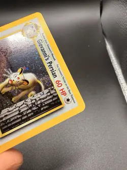 Giovanni's Persian 8/132 - Gym Challenge Unlimited Holo Rare Pokemon NM Swirl-c - Image 2