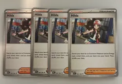 🔥4x (4 copies per order) Pokemon Hilda 084/086 Sv: White Flare Uncommon NM+🔥 - Image 1