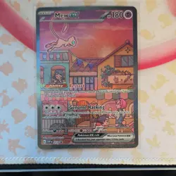 Mew ex SVP 053 Scarlet & Violet Promo Full Art Holo EX Pokemon TCG English - Image 1