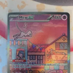 Mew ex SVP 053 Scarlet & Violet Promo Full Art Holo EX Pokemon TCG English - Image 3
