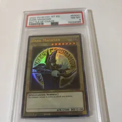 Yugioh - Dark Magician 25TH-EN001 1st Ultra Rare Battle of Chaos PSA 8 - Image 2