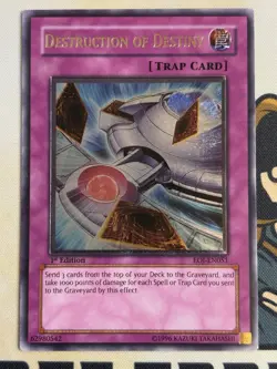 EOJ-EN051 Destruction Of Destiny Ultimate Rare 1st Edition YuGiOh! NM EURO Print - Image 3