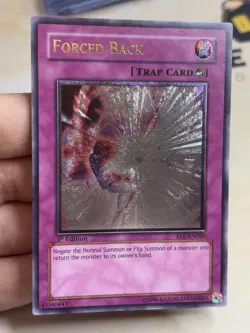 Forced Back EOJ-EN060 1st Edition Ultimate Rare NM YuGiOh EURO Print - Image 2