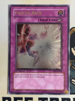 Forced Back EOJ-EN060 1st Edition Ultimate Rare NM YuGiOh EURO Print - Image 3
