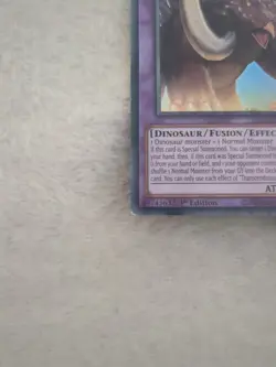 Yu-Gi-Oh Transcendosaurus Gigantozowler WISU-EN003 Super Rare 1st Edition - Image 4