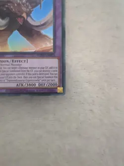 Yu-Gi-Oh Transcendosaurus Gigantozowler WISU-EN003 Super Rare 1st Edition - Image 5