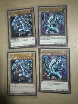 Konami Yu-Gi-Oh! CCG Card Lot 20 Blue-Eyes, Red-Eyes, Dark Magician, Limited Ed… - Image 1