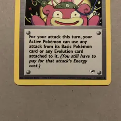 Pokemon TCG Recall Card 116/132 Gym Heroes Trainer - NM - Image 3