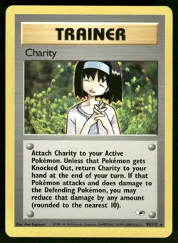 Pokemon Cards Charity 99/132 Unlimited Gym Heroes Rare LP - Image 1