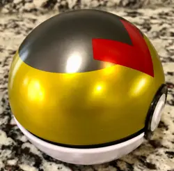 Pokemon Level Ball Tin, Yellow, Black & Red, w/ 50 Mixed Trading Cards - Image 4