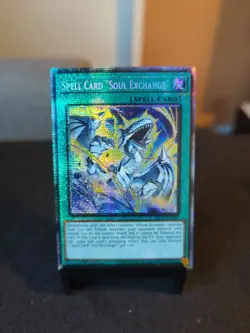 Yu-Gi-Oh Spell Card Soul Exchange MP25-EN007 1st Edition Starlight Rare NM - Image 1