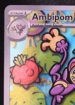 Ambipom 107/094 - Pokemon Phantasmal Flames Illustration rare Card - Image 4
