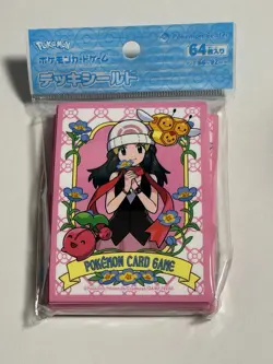 Pokemon Card Game Dawn Deck Sleeves 64ct 66x92mm Pink Japan - Image 1