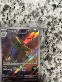 Pokemon TCG Tyranitar Scarlet & Violet Paldea Evolved Card 222/193 - Image 3
