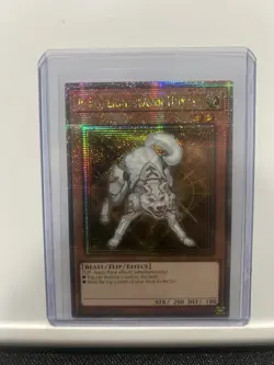 Yu-Gi-Oh! Ryko, Lightsworn Hunter Quarter Century Secret Rare Card RA02-EN003 - Image 1