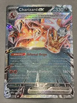 Charizard ex 196 Sv: Scarlet & Violet Black Star Promo Cards Holo 2025 NM - Image 1