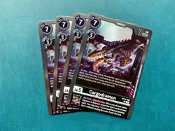 Cargodramon BT14-064 Playset Blast Ace Digimon Card Game x4 - Image 1