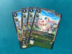 Salamon BT2-034 Playset Resurgence Booster Foil Digimon Card Game x4 - Image 1