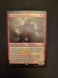 Baeloth Barrityl, Entertainer: Commander Legends Near Mint FOIL MTG - Image 1