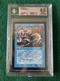 Sea Serpent - BETA - MTG - BGS 8.5. NM-MT+. More Vintage MTG In My Store. - Image 1