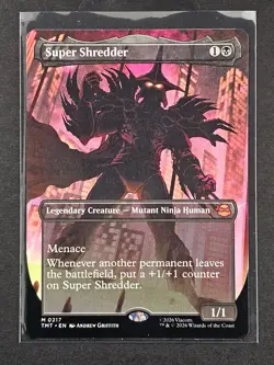 MTG Super Shredder (Borderless) Non-foil M 0217 Teenage Mutant Ninja Turtles - Image 1