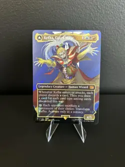 Magic the Gathering Kefka, Court Mage Borderless Surge Foil 0543 Final Fantasy - Image 1