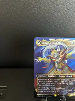 Magic the Gathering Kefka, Court Mage Borderless Surge Foil 0543 Final Fantasy - Image 3